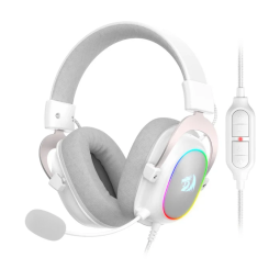 Redragon H510 Zeus-X RGB White Wired Gaming Headset with Mic