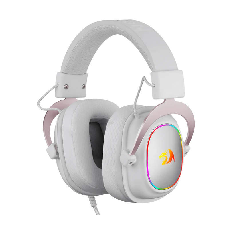 Redragon H510 Zeus-X RGB White Wired Gaming Headset with Mic