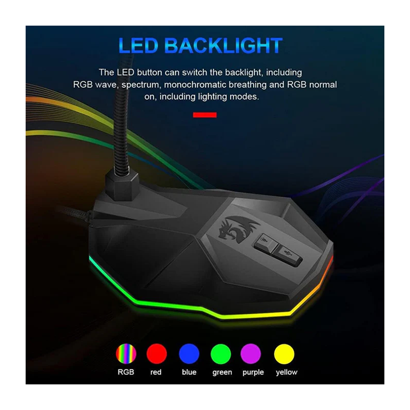 Redragon Gm99 Stix Usb Rgb Microphone