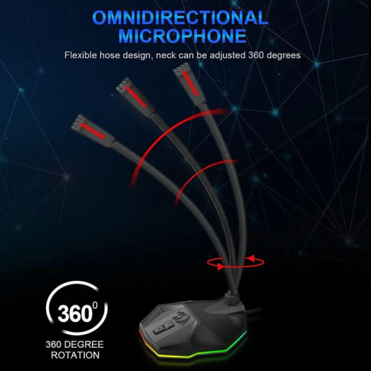 Redragon Gm99 Stix Usb Rgb Microphone