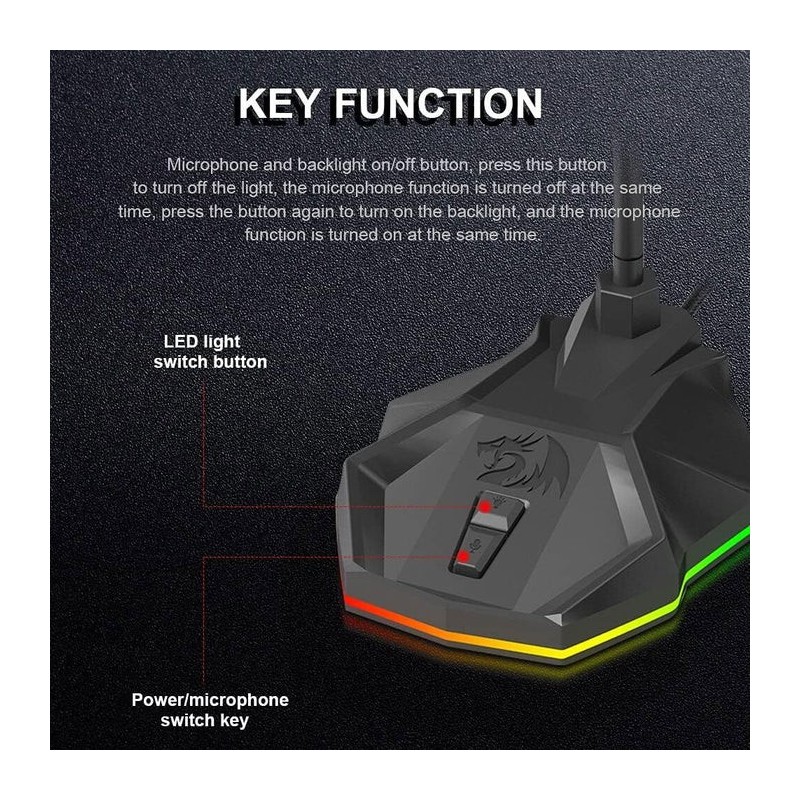 Redragon Gm99 Stix Usb Rgb Microphone