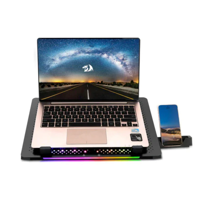 Redragon GCP500 Laptop Cooling Pad – Ultra-Slim 5-Fan Adjustable Laptop Cooler