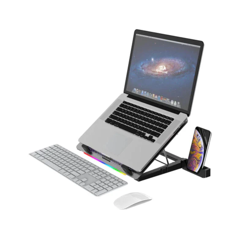 Redragon GCP500 Laptop Cooling Pad – Ultra-Slim 5-Fan Adjustable Laptop Cooler