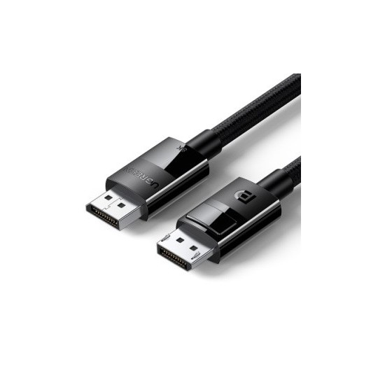 UGREEN DP Male to Male DP1.4 8K Round Cable ABS Shell Braid (Black) - DP114 - 80390