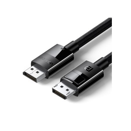 UGREEN DP Male to Male DP1.4 8K Round Cable ABS Shell Braid (Black) - DP114 - 80390