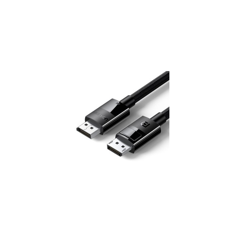 UGREEN DP Male to Male DP1.4 8K Round Cable ABS Shell Braid (Black) - DP114 - 80390