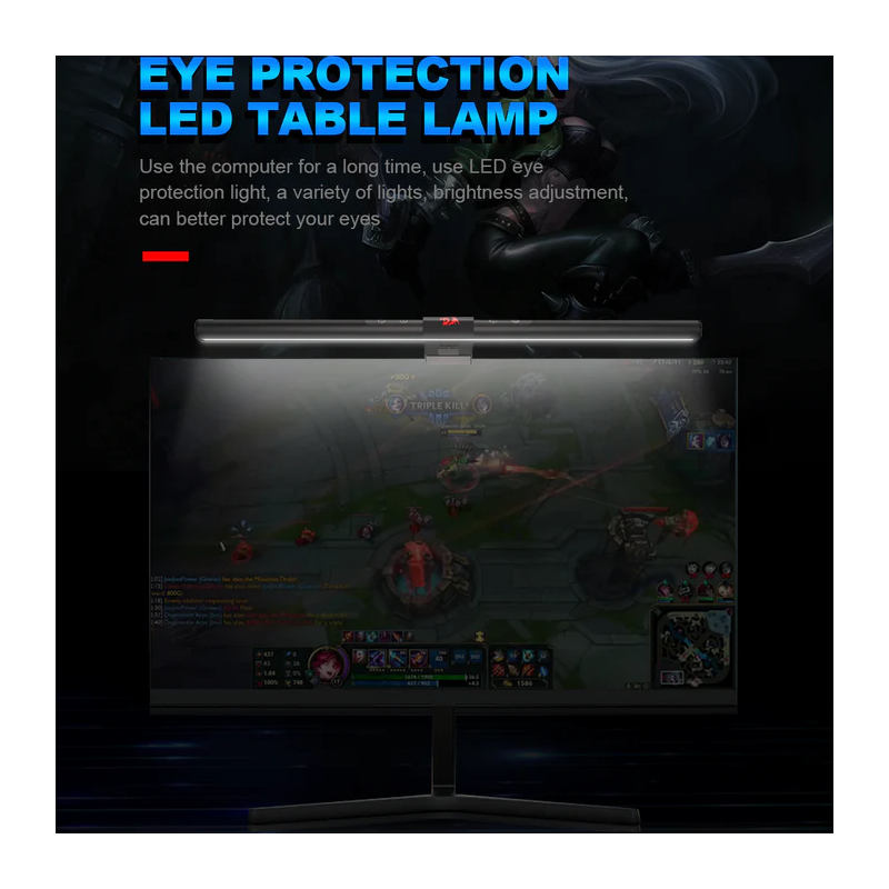 Redragon Beryl GML-113 Monitor Light Bar – Eye-Care LED Screen Lamp for Desktop & Laptop