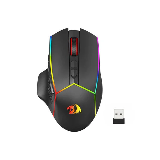 Redragon Axe Pro M814RGB Gaming Mouse – 3 Modes Connection, RGB Lighting, High Precision