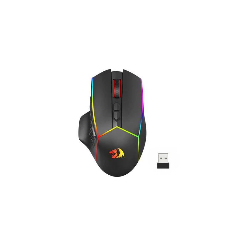 Redragon Axe Pro M814RGB Gaming Mouse – 3 Modes Connection, RGB Lighting, High Precision