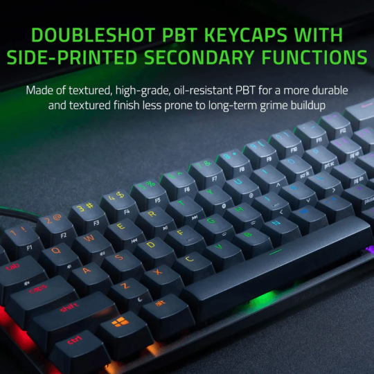 Razer Huntsman Mini 60% Gaming Keyboard – Compact RGB Optical Switch Mechanical Keyboard