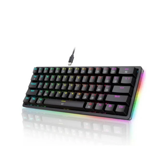 Redragon Akali K642 RGB 60% Mechanical Gaming Keyboard – Hot-Swappable Switches