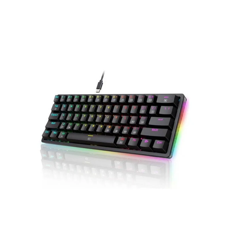 Redragon Akali K642 RGB 60% Mechanical Gaming Keyboard – Hot-Swappable Switches