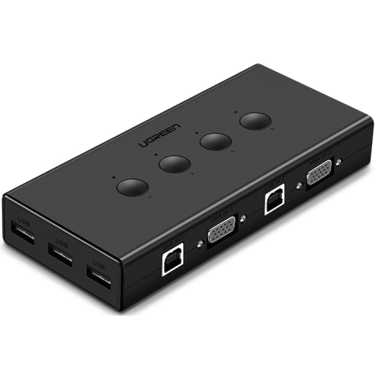 UGREEN 4-Port USB KVM Switch Box  - CM154 - 50280