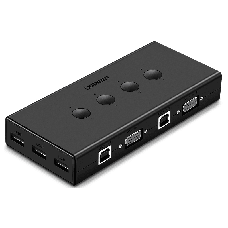 UGREEN 4-Port USB KVM Switch Box  - CM154 - 50280