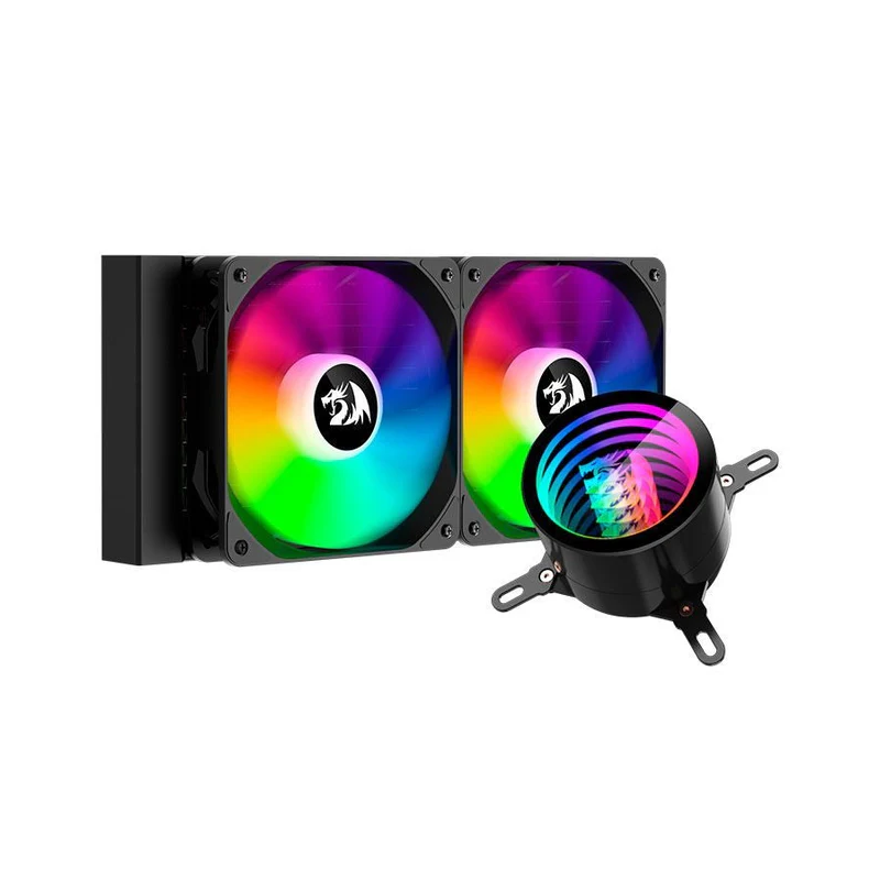 Redragon CCW-3011 ARGB 240mm Liquid CPU Cooler – Black