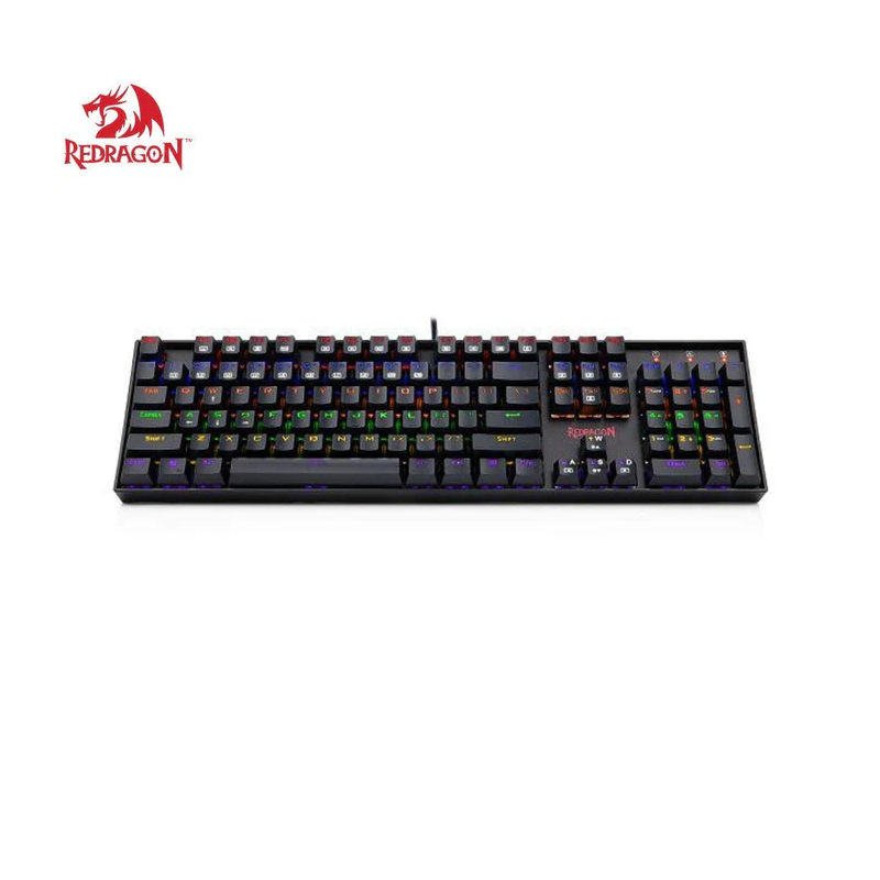 Redragon Vara K551-KR Mechanical Gaming Keyboard – Red Switches, RGB Backlit