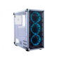 Redragon Wheel Jack GC-606 White Gaming PC Case with 3 RGB Cooling Fans