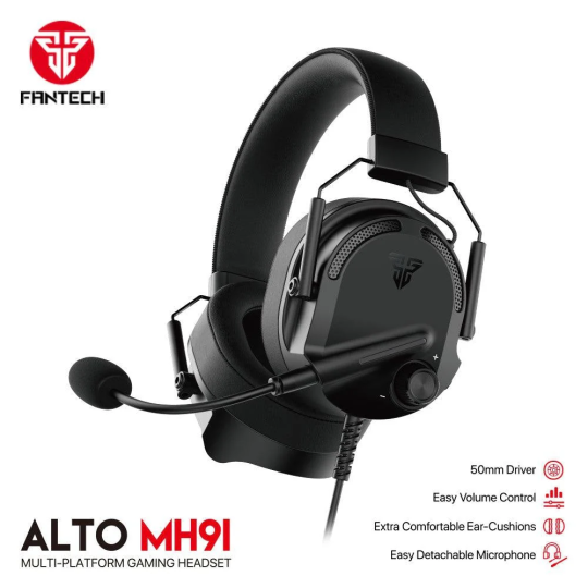 Fantech Alto MH91 Multi-Platform Gaming Headset – Clear Sound & Comfort