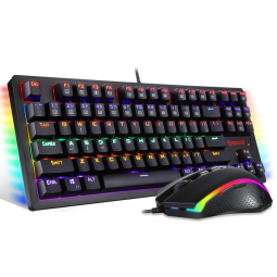 Redragon S113 Wired Mechanical Gaming Keyboard and Mouse Combo with RGB Backlight