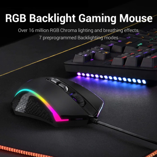 Redragon S113 Wired Mechanical Gaming Keyboard and Mouse Combo with RGB Backlight