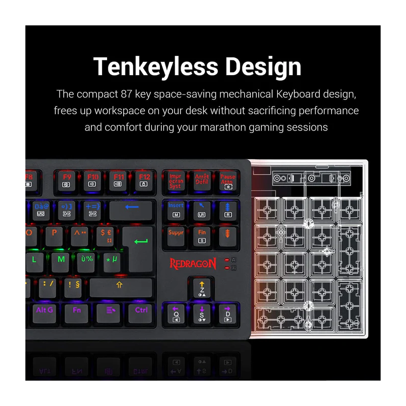 Redragon S113 Wired Mechanical Gaming Keyboard and Mouse Combo with RGB Backlight