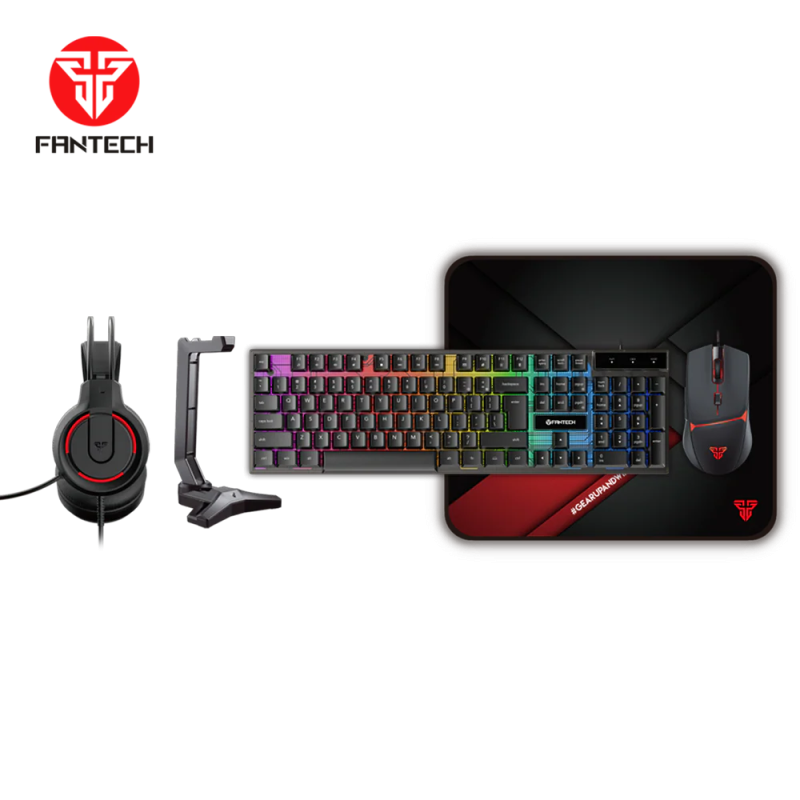 Fantech P51 Power Bundle – Gaming Keyboard & Mouse Combo with RGB