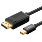 UGREEN Mini DP to DP Cable 1.5m (Black) - MD105 - 10477