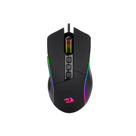 Redragon Plank M812 RGB Wired Gaming Mouse – 12 Programmable Buttons, MMO/MOBA Optimized