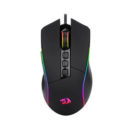 Redragon Plank M812 RGB Wired Gaming Mouse – 12 Programmable Buttons, MMO/MOBA Optimized