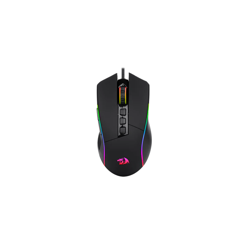 Redragon Plank M812 RGB Wired Gaming Mouse – 12 Programmable Buttons, MMO/MOBA Optimized