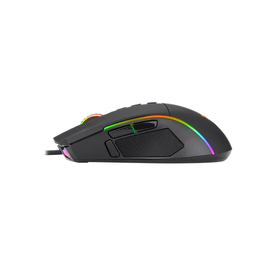 Redragon Plank M812 RGB Wired Gaming Mouse – 12 Programmable Buttons, MMO/MOBA Optimized