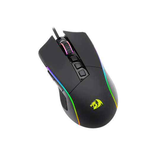 Redragon Plank M812 RGB Wired Gaming Mouse – 12 Programmable Buttons, MMO/MOBA Optimized