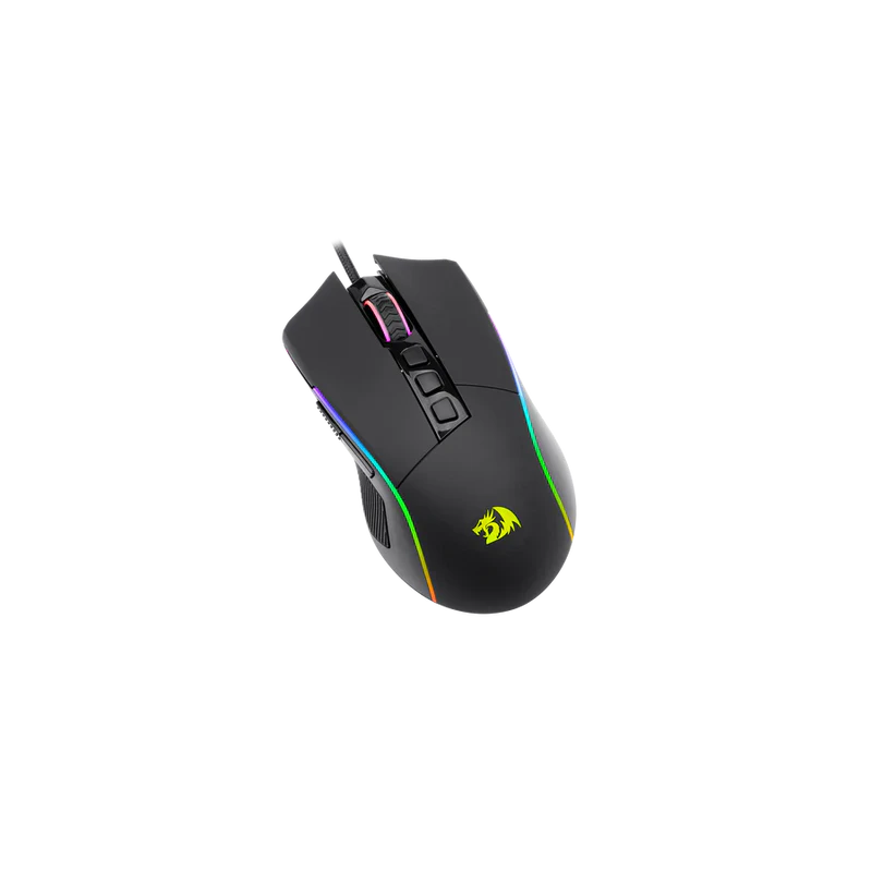 Redragon Plank M812 RGB Wired Gaming Mouse – 12 Programmable Buttons, MMO/MOBA Optimized