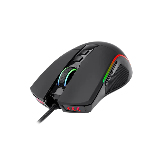 Redragon Plank M812 RGB Wired Gaming Mouse – 12 Programmable Buttons, MMO/MOBA Optimized