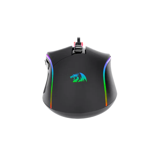 Redragon Plank M812 RGB Wired Gaming Mouse – 12 Programmable Buttons, MMO/MOBA Optimized