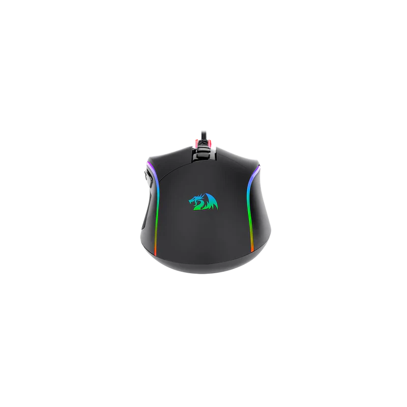 Redragon Plank M812 RGB Wired Gaming Mouse – 12 Programmable Buttons, MMO/MOBA Optimized