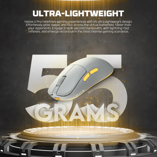 Fantech Helios II VD3 V3 Pro 4K Wireless Gaming Mouse – High-Precision & RGB