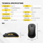 Fantech Helios II VD3 V3 Pro 4K Wireless Gaming Mouse – High-Precision & RGB