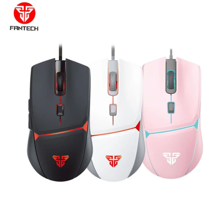 Fantech Crypto VX7 Macro Gaming Mouse – Programmable & RGB