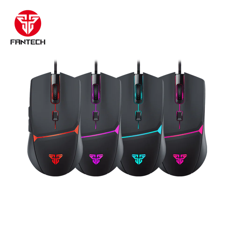 Fantech Crypto VX7 Macro Gaming Mouse – Programmable & RGB