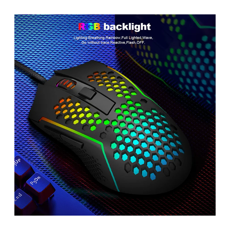 Redragon M987p-k Reaping Elite Lightweight Rgb Gaming Mouse
