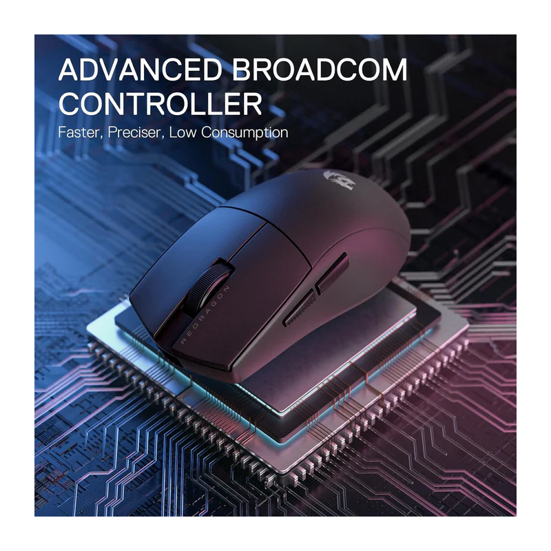 Redragon M916 Pro 4K Wireless Gaming Mouse – 3-Mode, 26,000 DPI, Ultra-Precision