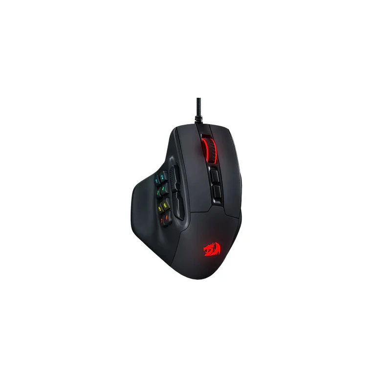 Redragon M811 Aatrox MMO Gaming Mouse – 15 Programmable Buttons, RGB Backlit, High Precision Sensor