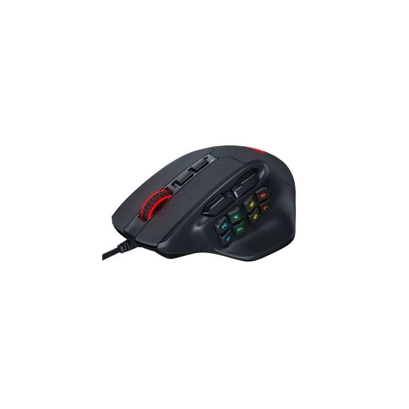 Redragon M811 Aatrox MMO Gaming Mouse – 15 Programmable Buttons, RGB Backlit, High Precision Sensor