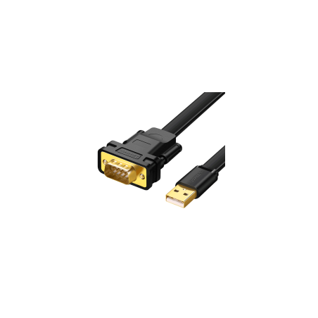 UGREEN USB 2.0 to DB9 RS-232 Adapter Flat Cable 2m - CR107 - 20218