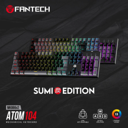 Fantech Atom TKL MK886 V2 Mechanical Keyboard – 104-Keycaps, RGB & Durable