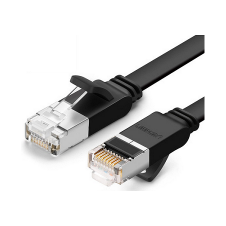 UGREEN Cat 6 U/UTP Pure Copper Ethernet Flat Cable(Black) - NW101 - 50184