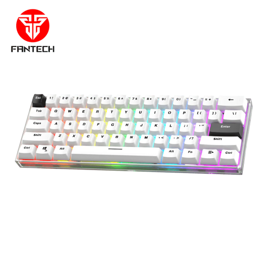 Fantech Maxfit61 Frost Wireless Modular Mechanical Keyboard – Compact & RGB