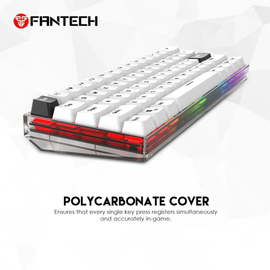 Fantech Maxfit61 Frost Wireless Modular Mechanical Keyboard – Compact & RGB