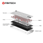 Fantech Maxfit61 Frost Wireless Modular Mechanical Keyboard – Compact & RGB